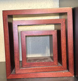 Decorative Bookends, Wooden Stand, and Nested Display Frames - thumbnail 5 of 5