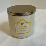 DW Home Fresh Lemon Candle, White Barn Spiced Apple Toddy Candle, and Pinecone Decor - thumbnail 2 of 8