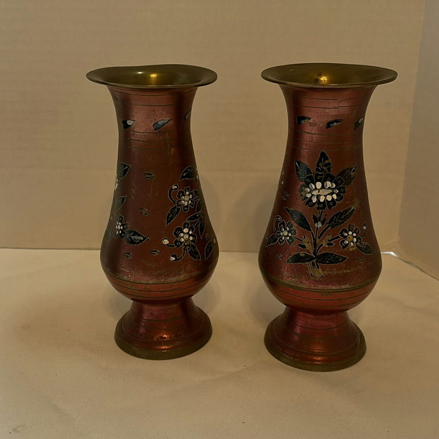 Decorative Metal Vases and Candle Holder Set - image 2 of 6