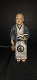 Pair of Asian Figurines in Traditional Clothing - thumbnail 2 of 4