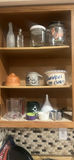 Assorted Glass Jars, Measuring Cups, Funnel, and Pottery Kitchenware - thumbnail 5 of 5