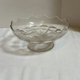 Assorted Clear Glass Serving Bowls and Pedestal Dishes - thumbnail 5 of 13