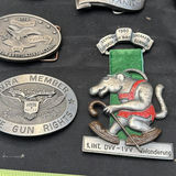 Collection of Vintage Belt Buckles and Metal Pins - thumbnail 3 of 7