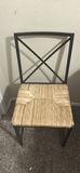 Metal Chair with Woven Seat - thumbnail 1 of 3