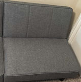 Gray Upholstered Modular Sofa Sections - thumbnail 3 of 5