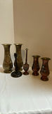 Decorative Metal Vases and Candle Holder Set - thumbnail 1 of 6