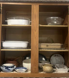 Assorted Ceramic and Glass Bakeware and Serving Bowls - thumbnail 1 of 9