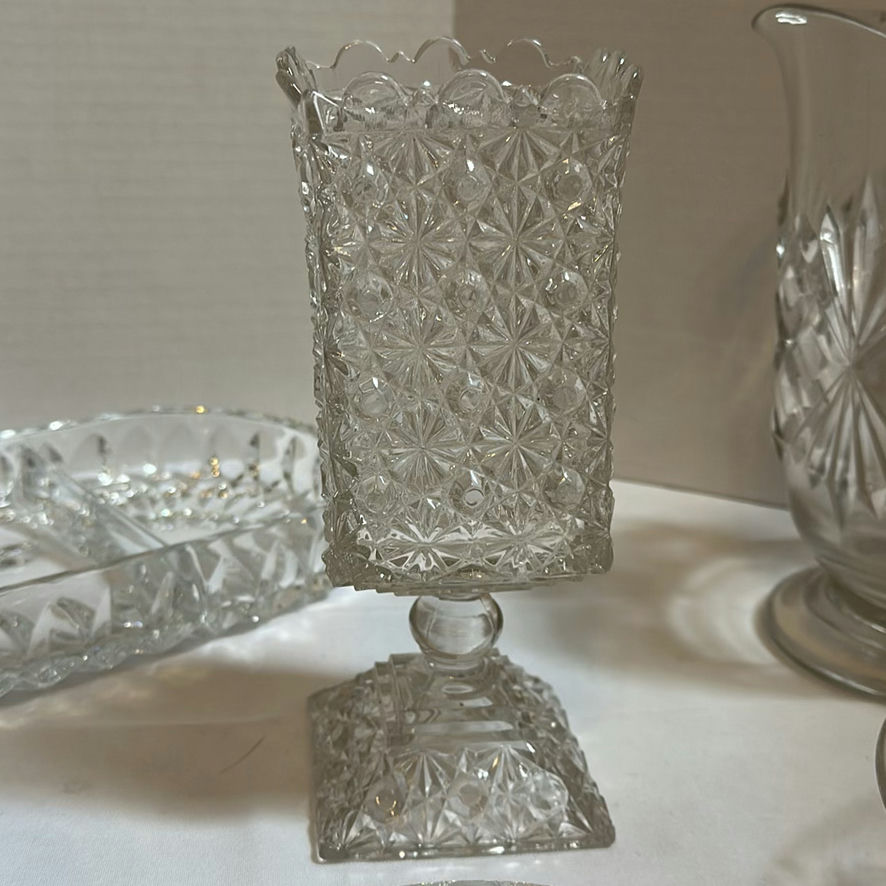 Assorted Cut Glass Serving and Decorative Pieces - image 2 of 6