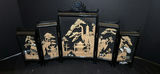 Decorative Folding Screen with Stand and Incense Sticks - thumbnail 7 of 8