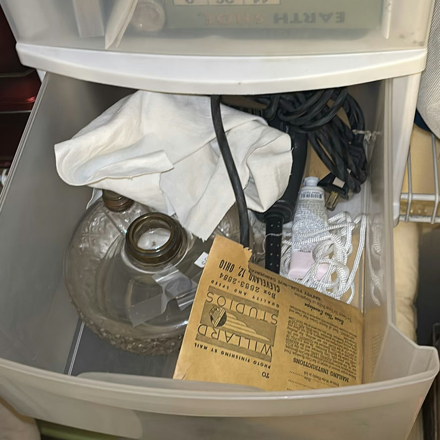 Plastic Storage Drawers with Sewing and Craft Supplies - image 3 of 8