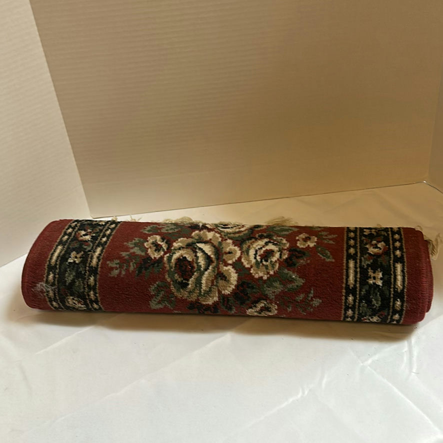 Metal Display Stand and Floral Runner Rug - image 2 of 3