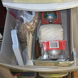 Plastic Storage Drawers with Sewing and Craft Supplies - thumbnail 4 of 8
