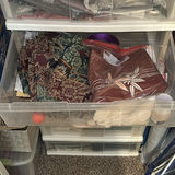 Plastic Storage Drawers with Sewing and Craft Supplies - thumbnail 5 of 9