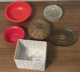 Assorted Household Containers and Decorative Items - thumbnail 1 of 5