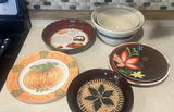 Assorted Decorative Plates and Mixing Bowls - thumbnail 1 of 6