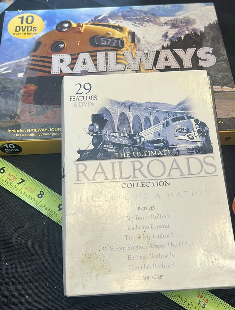Model Train Track Pieces and Railroad DVD Collections - image 2 of 5