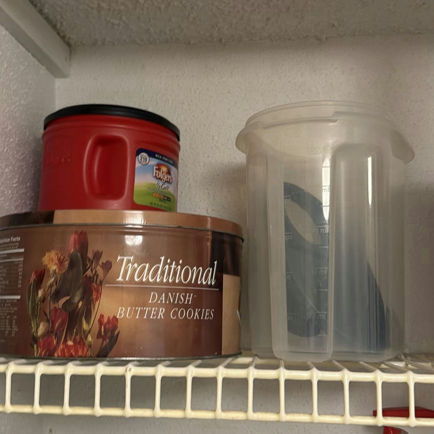 Assorted Food Tins and Household Cleaning Supplies - image 2 of 5