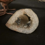 Assorted Decorative Figurines, Ceramic Bowls, and Geode - thumbnail 3 of 7