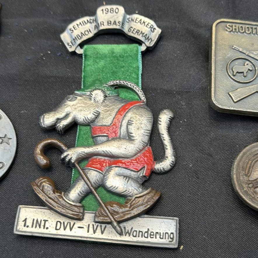 Collection of Vintage Belt Buckles and Metal Pins - image 6 of 7