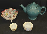 Ceramic Teapot and Assorted Decorative Bowls - thumbnail 1 of 6