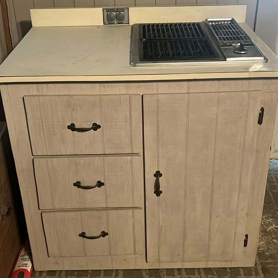 Vintage Jenn-Air Grill Cooktop Cabinet Unit - image 1 of 7