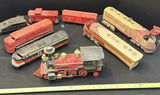 Vintage Toy Train Engines, Cars, and Track Accessories - thumbnail 1 of 8