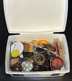 Assorted Sewing and Craft Supplies with Storage Tins - thumbnail 3 of 16