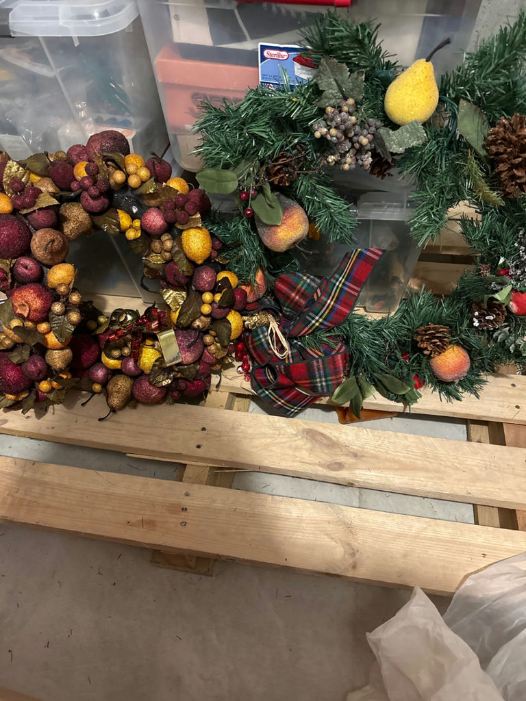 Fruit-Decorated Christmas Wreaths - image 1 of 3