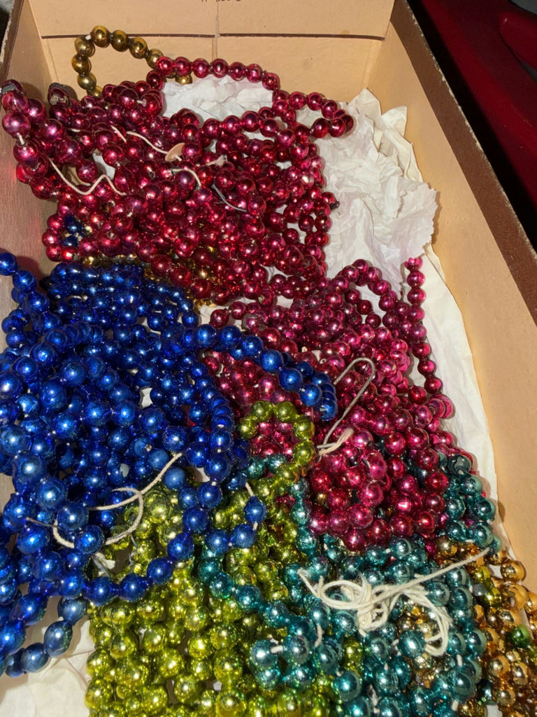 Assorted Christmas Ornaments and Bead Garlands - image 2 of 2