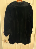 Black fur coat with RPM monogram - thumbnail 4 of 4