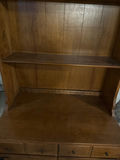 Wooden hutch with shelves and desk - thumbnail 3 of 3