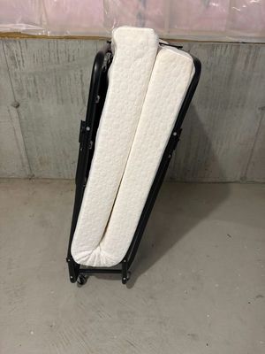 Foldable rollaway bed with  mattress - Image 1 of 2
