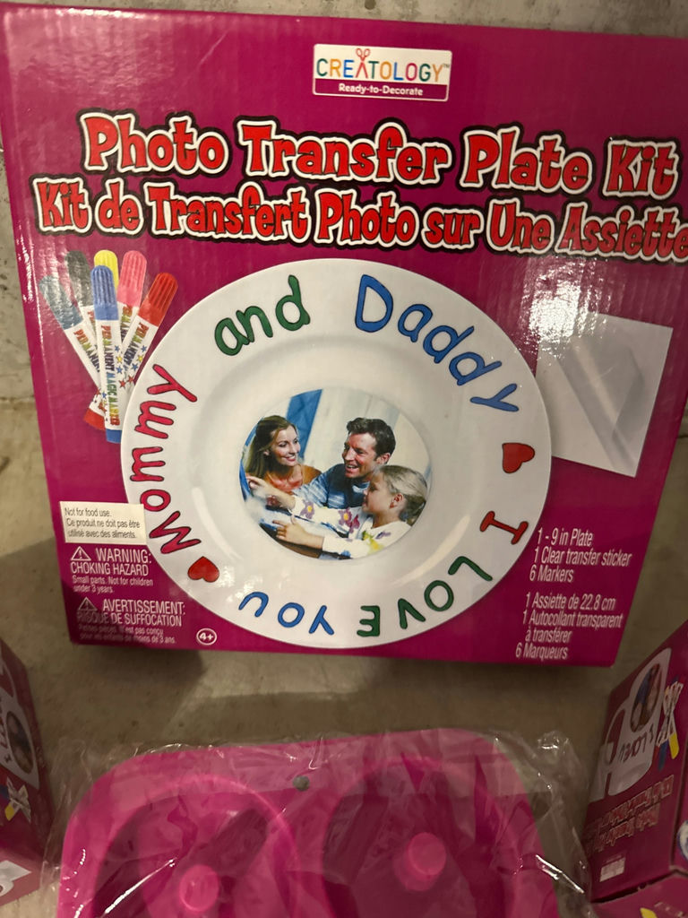 Creatology Photo Transfer Plate Kit and Photo Transfer Mug Kit with pink tray - image 2 of 3
