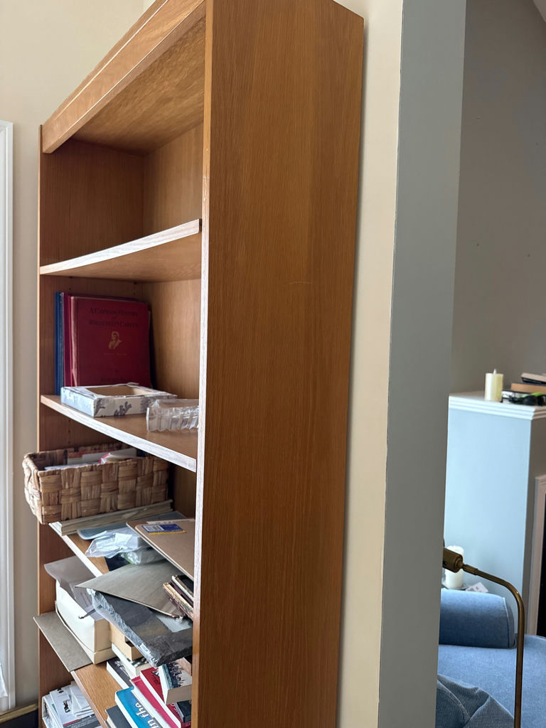 Wooden bookshelf contents not included  - image 2 of 2