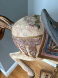 Vintage wooden carousel horse sculpture - thumbnail 5 of 5