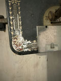 Antique Singer sewing machine with ornate decals. Bring help to carry - thumbnail 3 of 3