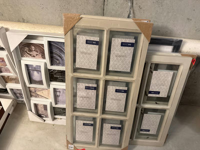 Nine-Opening Collage Photo Frames (4x6) in Light Frames - Image 1 of 3