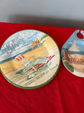Seaside Beach-Themed Decorative Plate, Hanging Plaque, and Ceramic Bowl - thumbnail 2 of 4