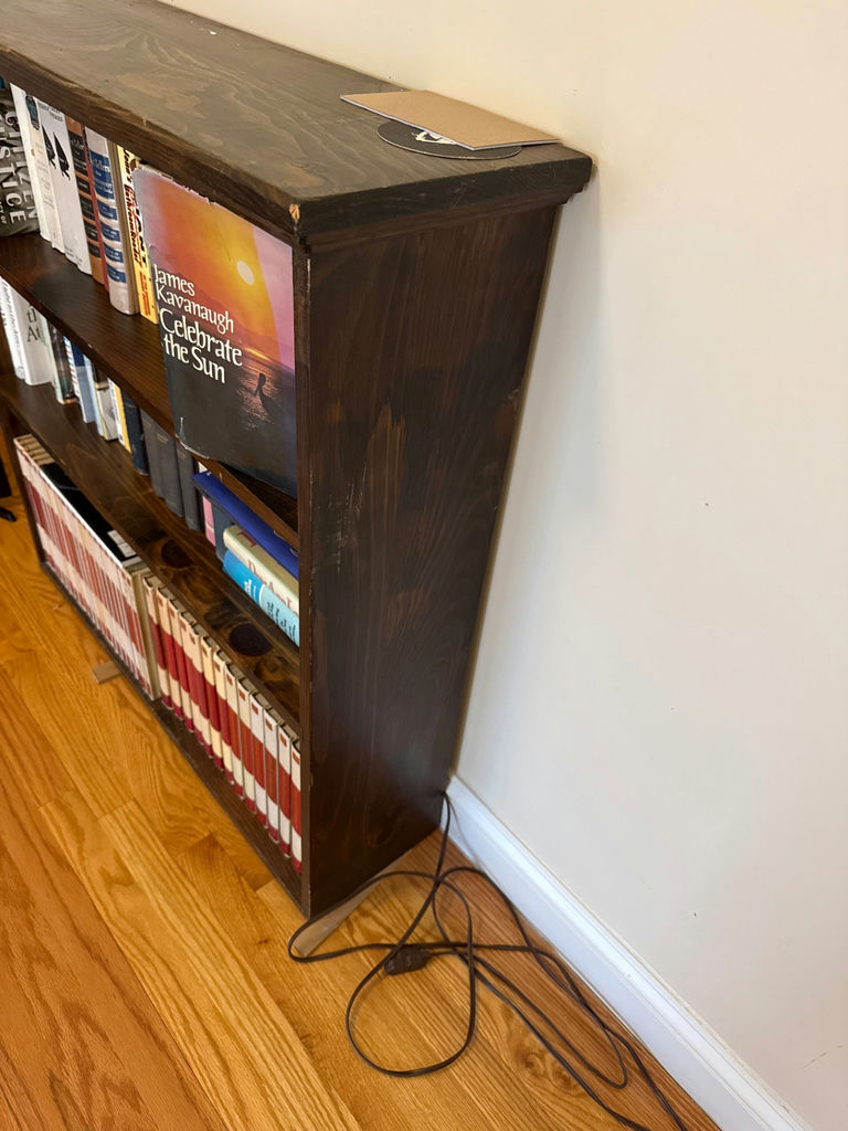 Dark Wood Bookshelf  - image 2 of 2