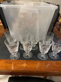 Crystal-cut Glass Stemware Set - thumbnail 1 of 4