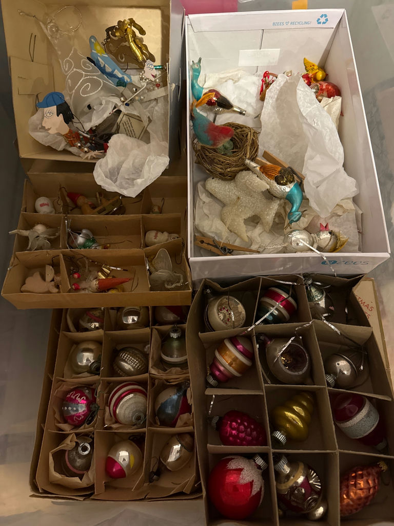 Assorted Christmas ornaments and holiday decorations - image 1 of 8