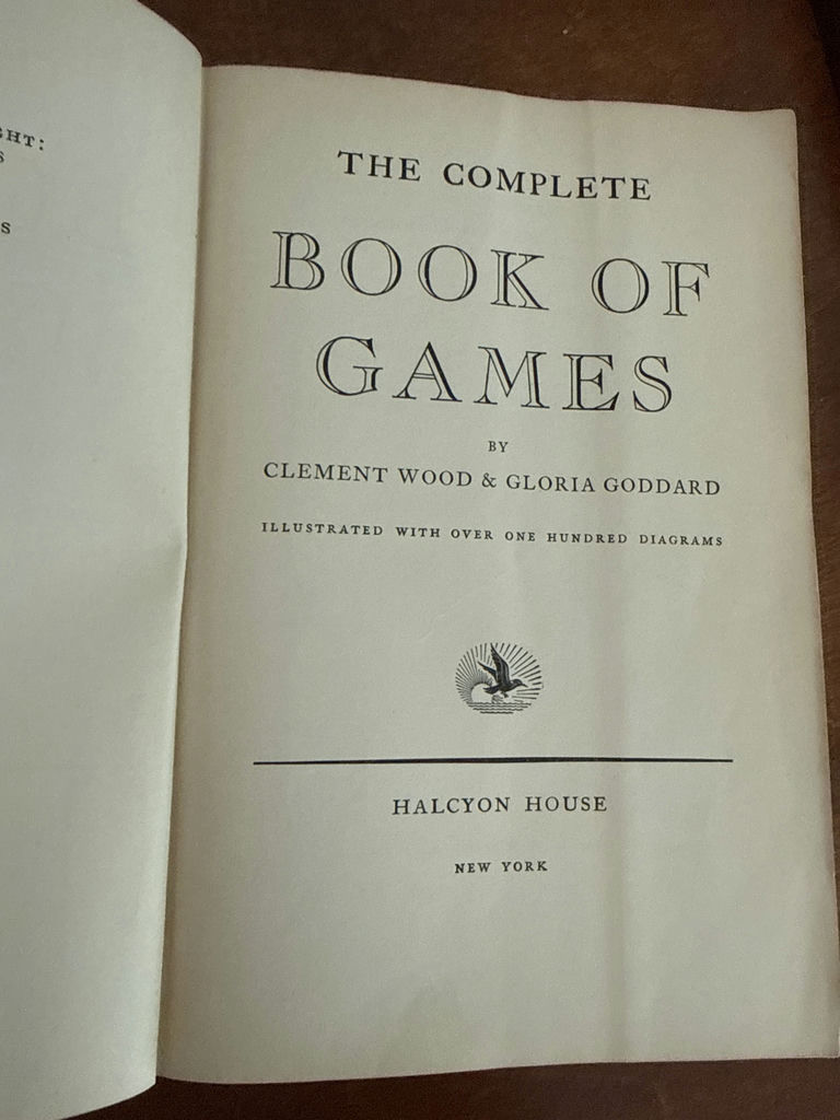 Leather-bound book: The Complete Book of Games - image 3 of 4