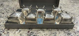 Set of small square metal baking pans with rack - thumbnail 4 of 5