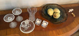 Waterford and Mikasa Crystal with candles and decorative bowl - thumbnail 1 of 5