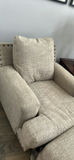 Upholstered Armchair and Matching Ottoman - thumbnail 3 of 3