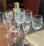 Assorted Wine and Champagne Glasses with Stainless Steel Cocktail Shaker - thumbnail 3 of 8