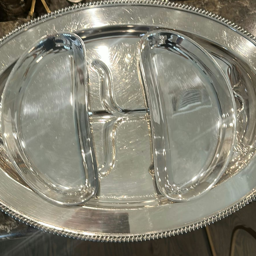 Assorted Silver Serving Platters - image 2 of 4