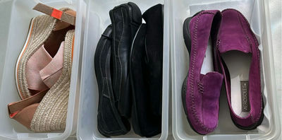 Assorted Women's Shoes Including Flats, Loafers, and Wedge Sandals - Image 1 of 9