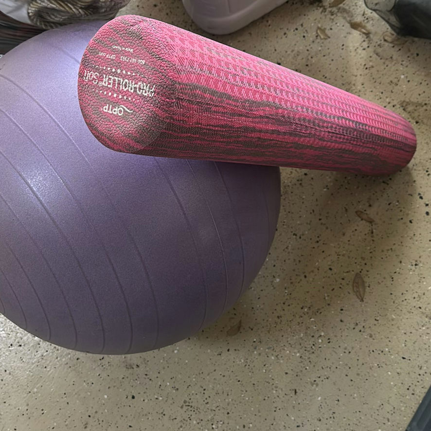 Exercise Stability Ball, Foam Roller, and Balance Trainer Base - image 3 of 3