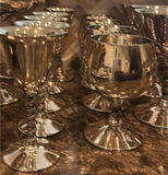 Collection of Silver-Tone Stemmed Goblets and Bowls - thumbnail 5 of 7